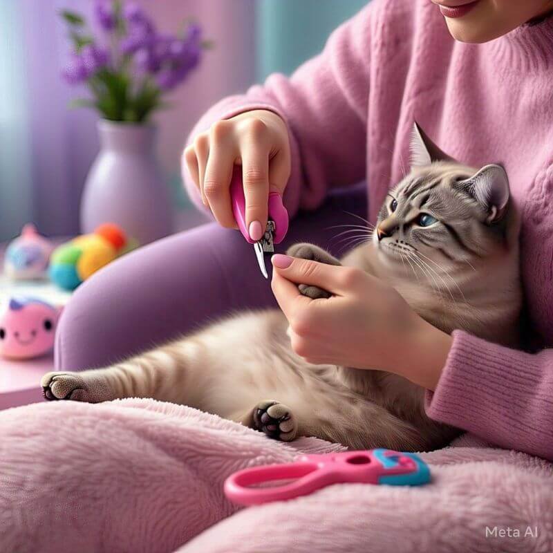 como cortarles las uñas a los gatos