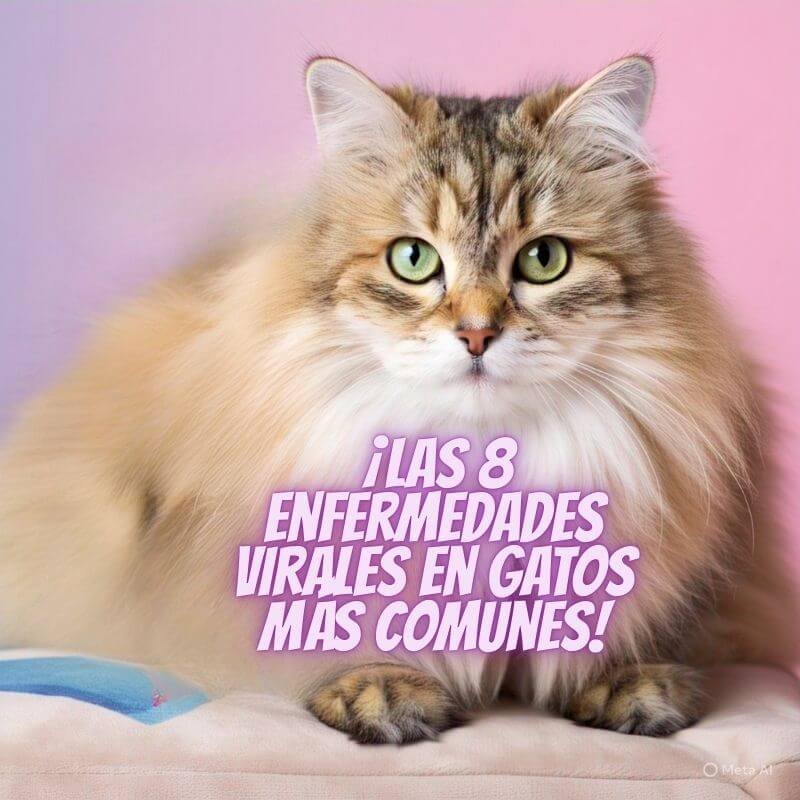 Enfermedades virales en gatos ¡Las 8 más comunes! (2)