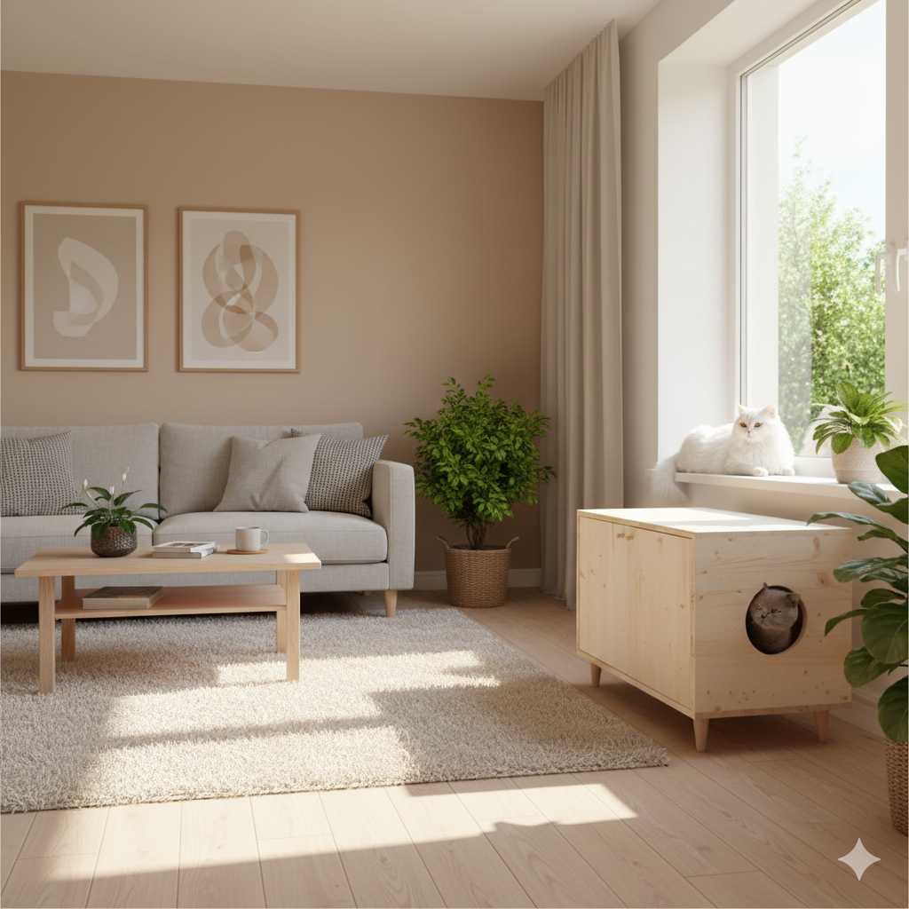 Areneros ocultos para gatos Dalia 3 Arenero Oculto - Dalia