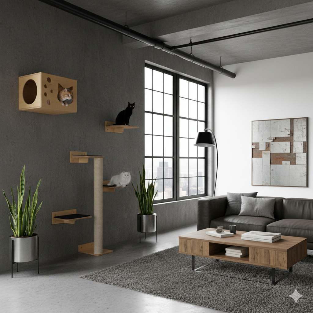 Gimnasio de pared para gatos candy 2 Candy