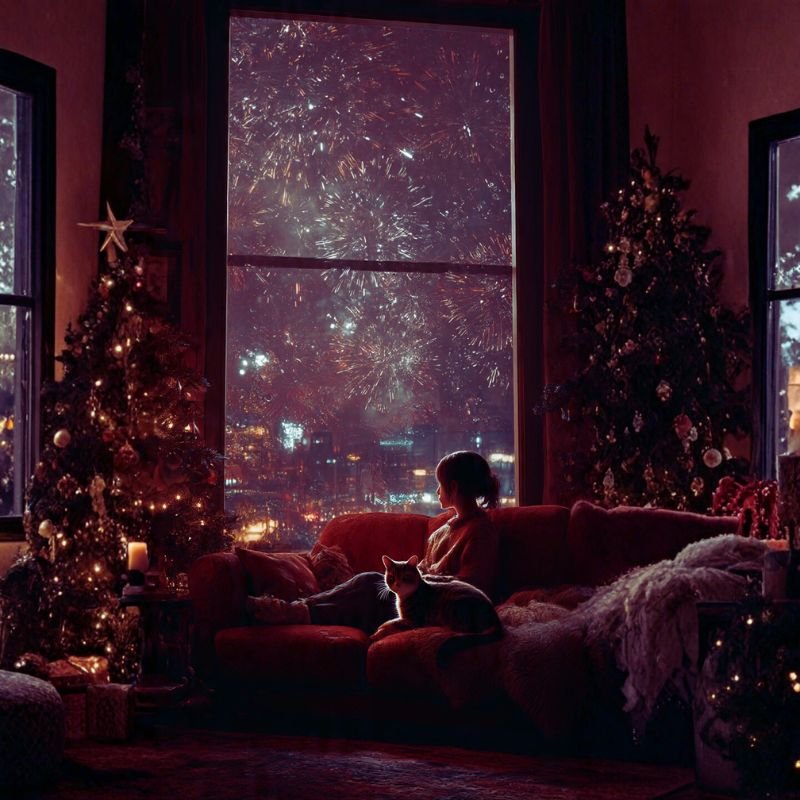 Gatos y Pólvora: Cómo Proteger a Tu Felino en Navidad