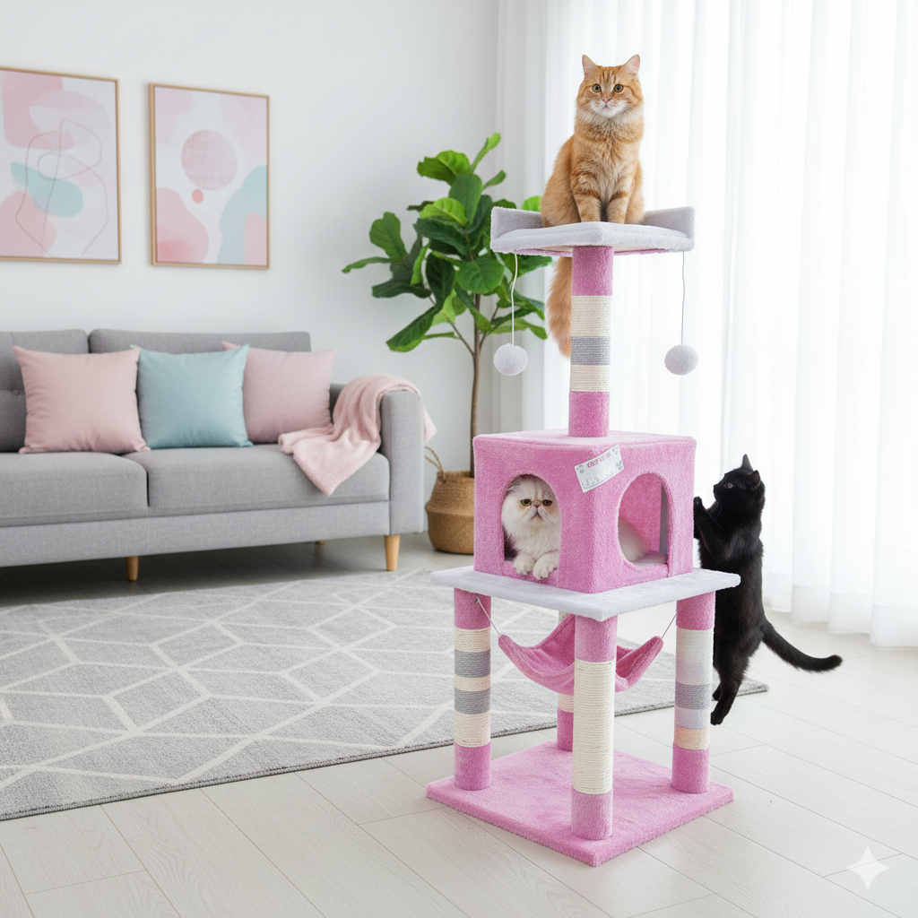 Gimnasio para gatos Donald 3 Gimnacio para gatos Donald