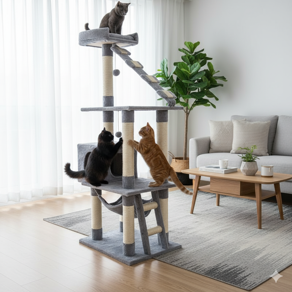 Gimnasio para gatos Goofy 3 Gimnacio para gatos Goofy
