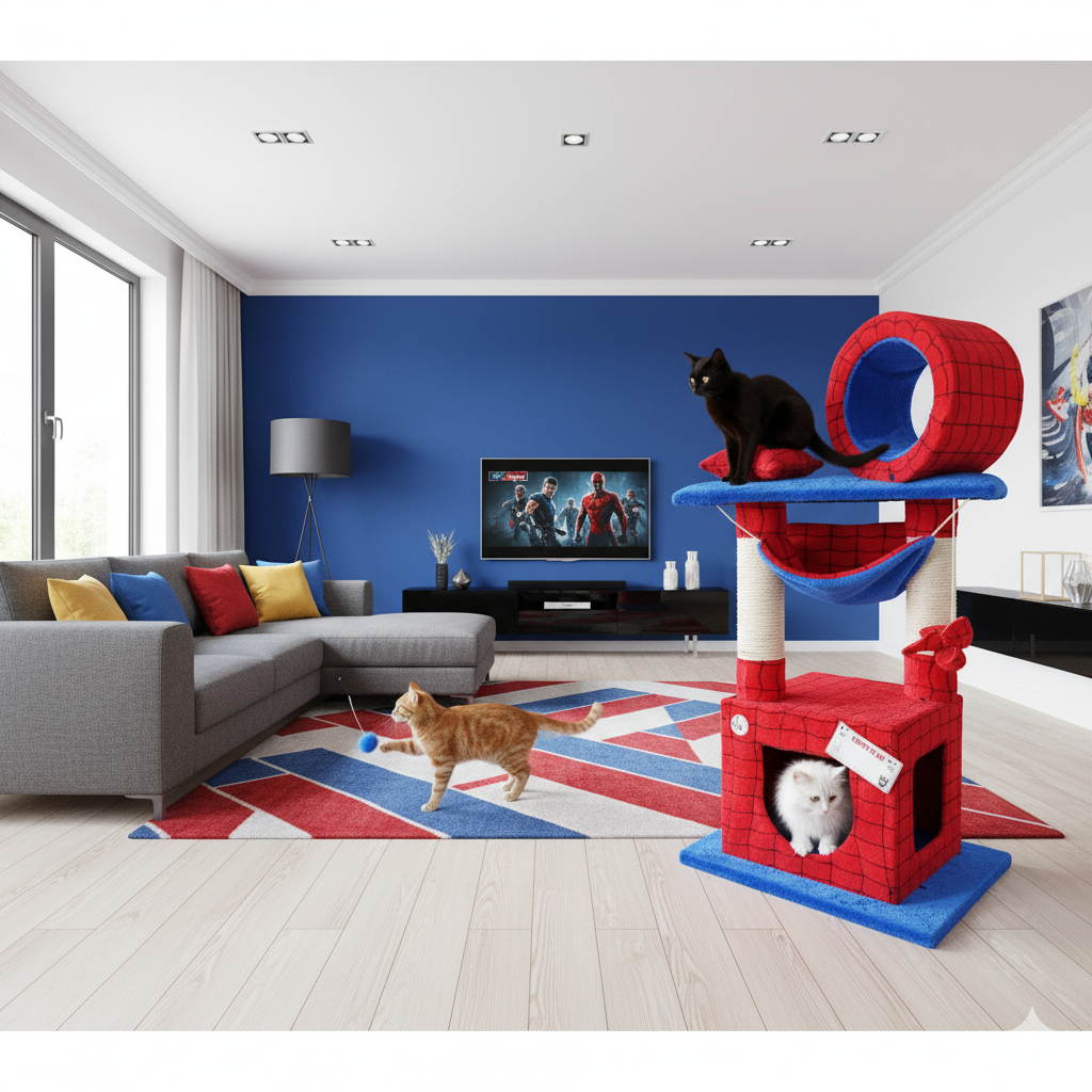 Gimnasio para gatos spider-cat 3 Gimnacio para gatos spider-cat