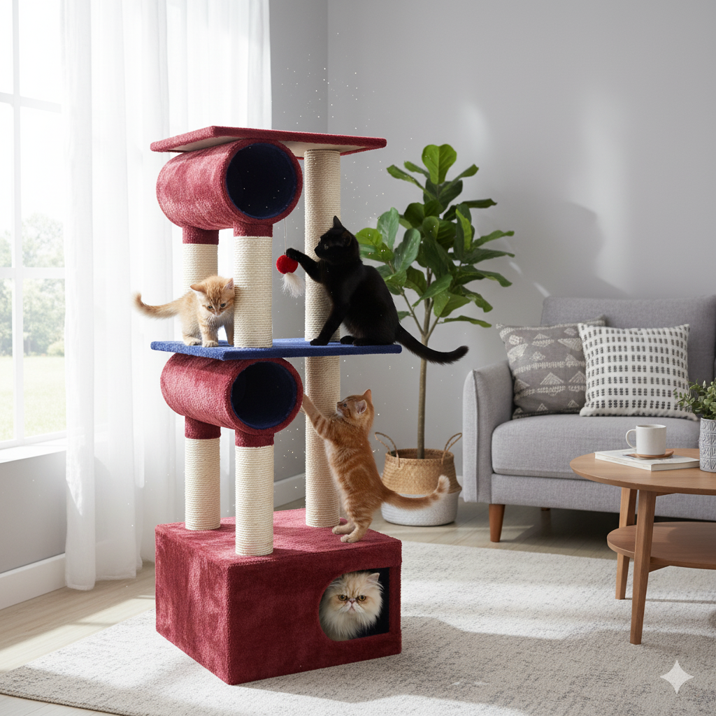 Gimnasio para gatos Astro Místico 3 Gimnasio para gatos Astro Místico