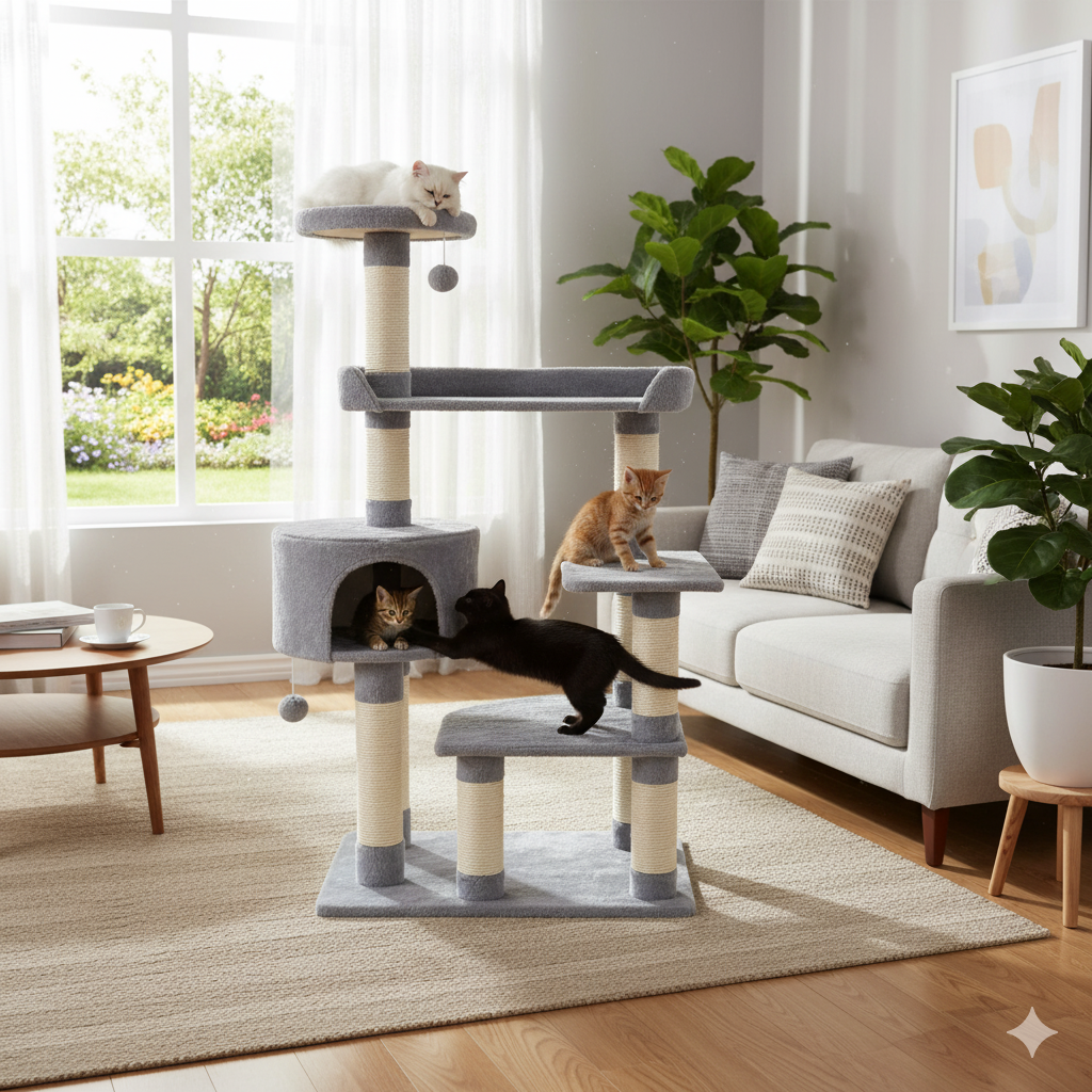 Gimnasio para gatos Astronauta 3 Gimnasio para gatos Astronauta