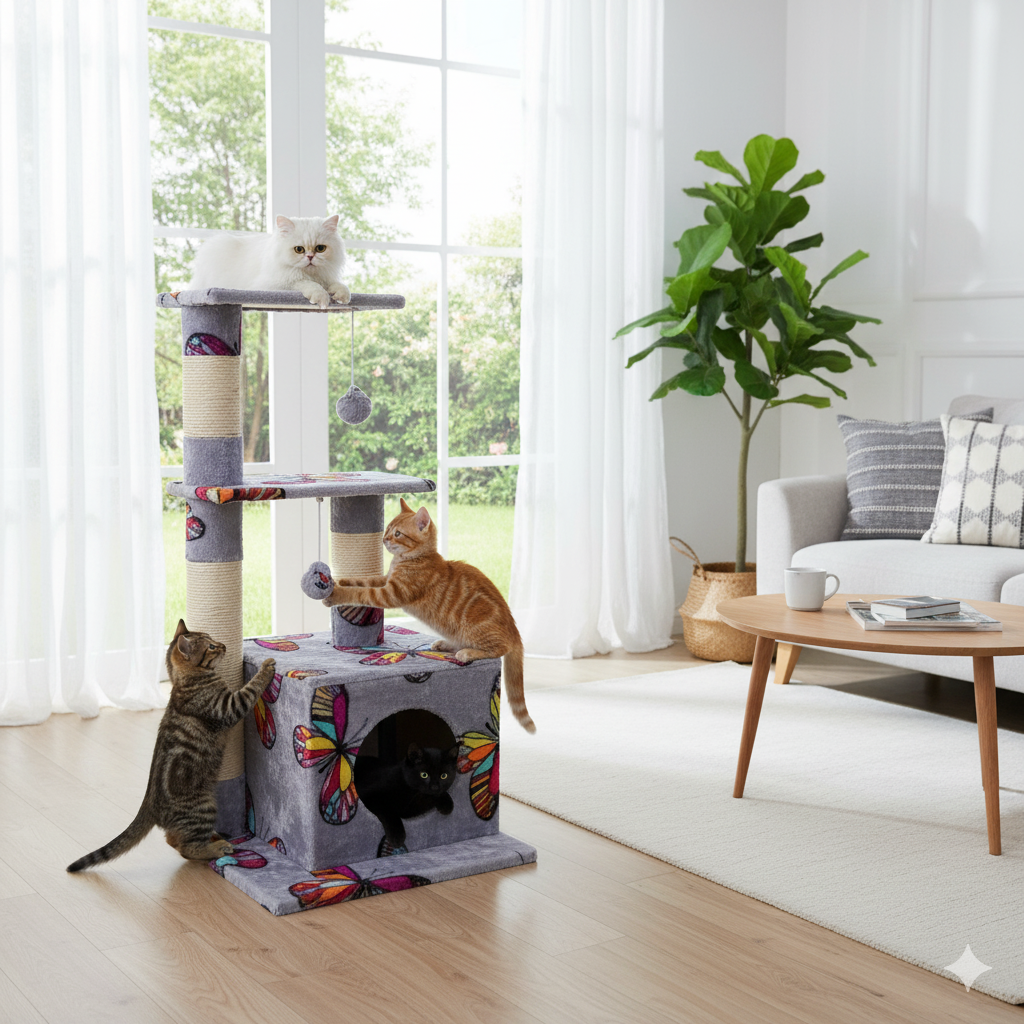 Gimnasio para gatos Atenas 3 Gimnasio para gatos Atenas