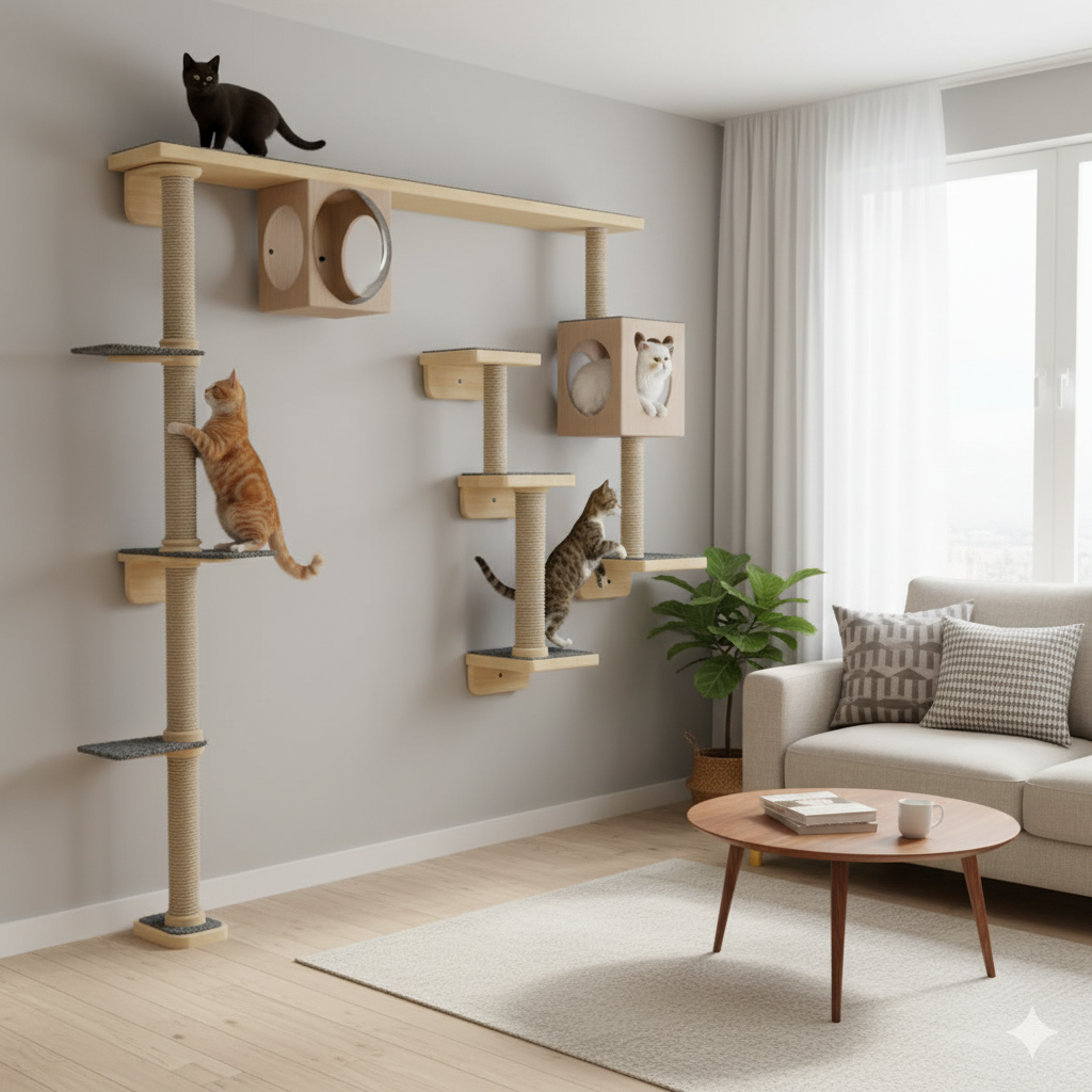 Gimnasio de pared para gatos Baby 2 Gimnasio para gatos Baby