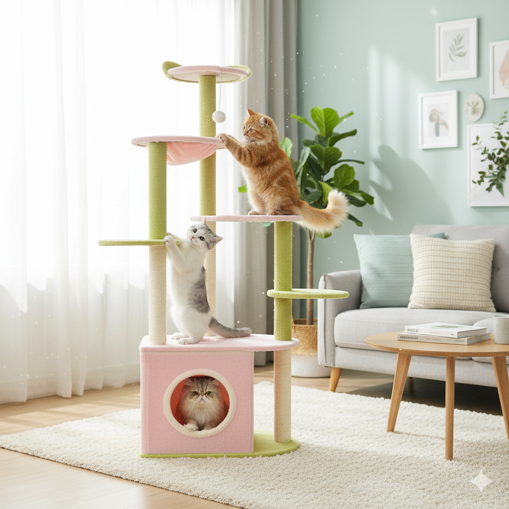 Gimnasio para gatos Buddy 3 Gimnasio para gatos Buddy