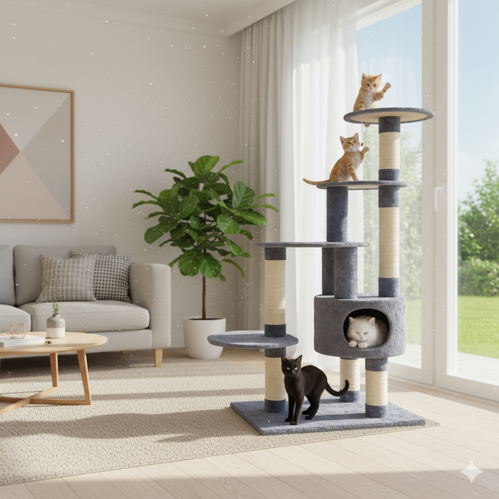 Gimnasio para gatos Camino de Estrellas 3 Gimnasio para gatos Camino de Estrellas