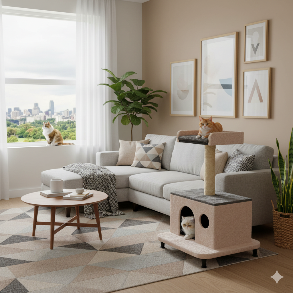 Gimnasio para gatos Campanilla 3 Gimnasio para gatos Campanilla