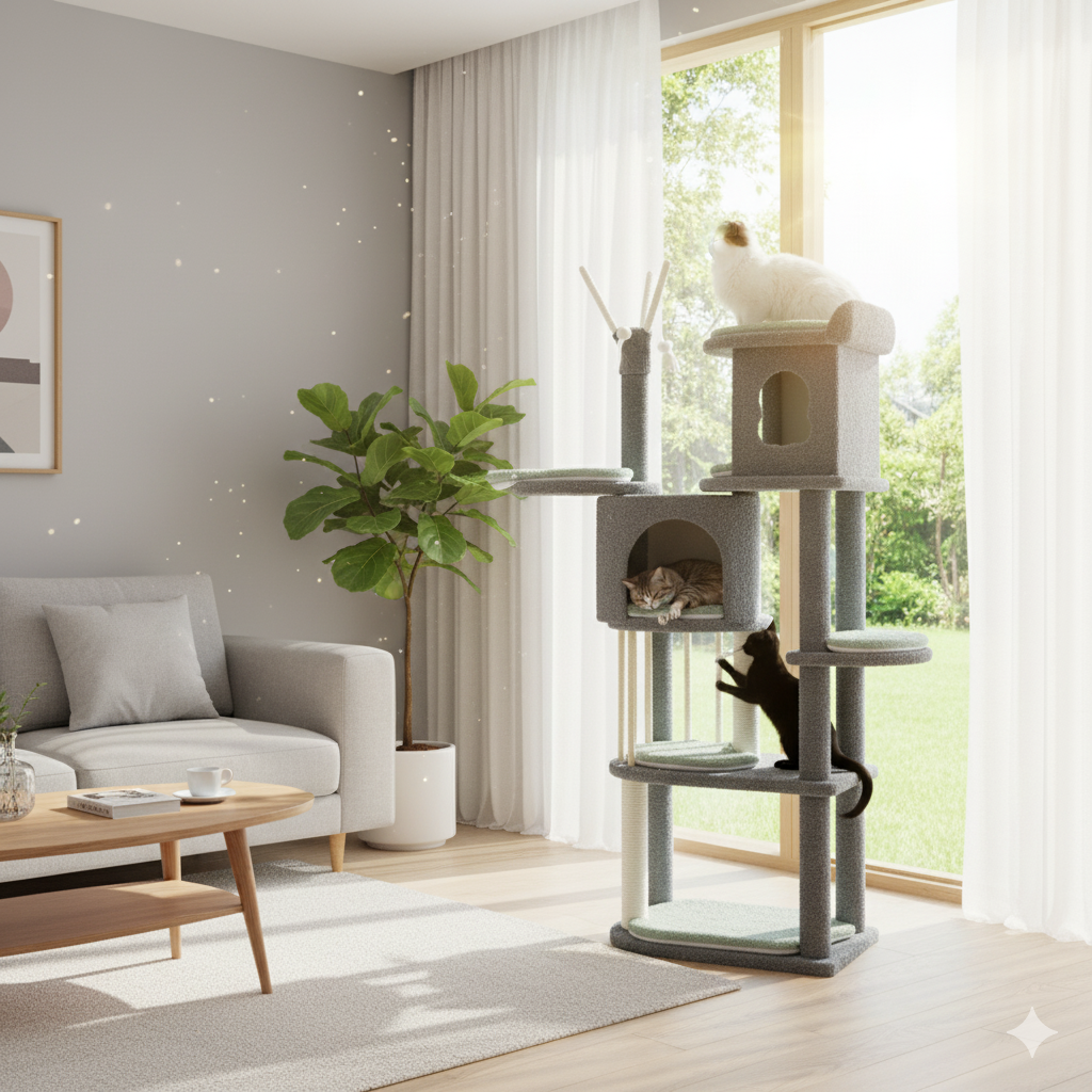 Gimnasio para gatos Coco 3 Gimnasio para gatos Coco