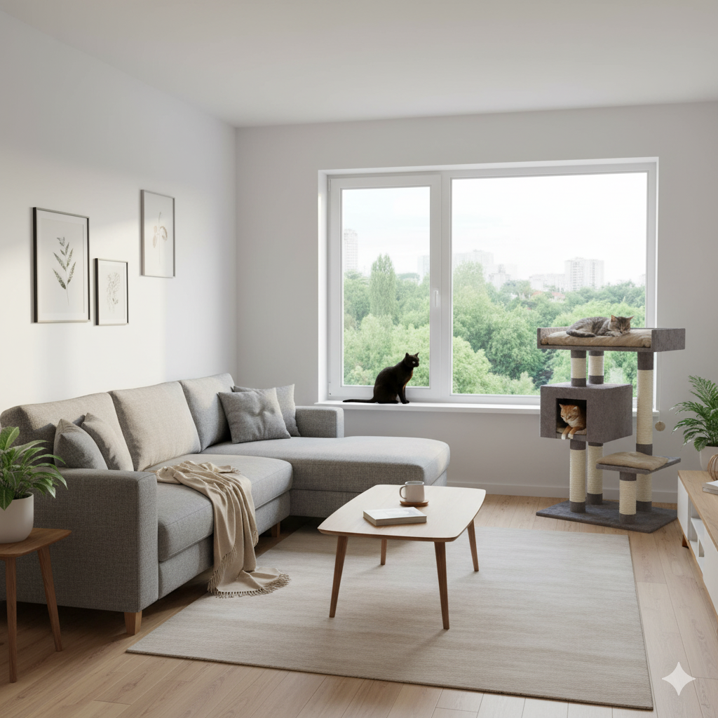 Gimnasio para gatos Cosmopawlitano 3 Gimnasio para gatos Cosmopawlitano