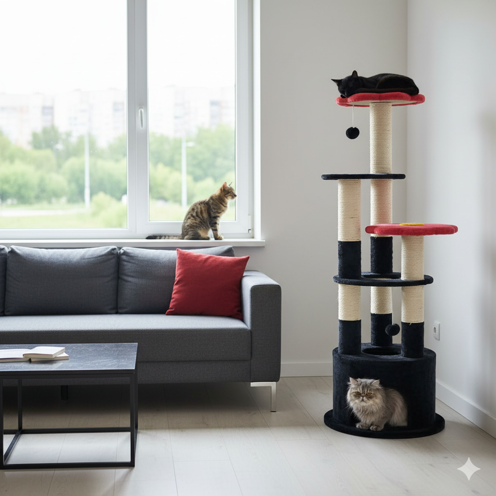 Gimnasio para gatos Estrella Zenit 3 Gimnasio para gatos Estrella Zenit