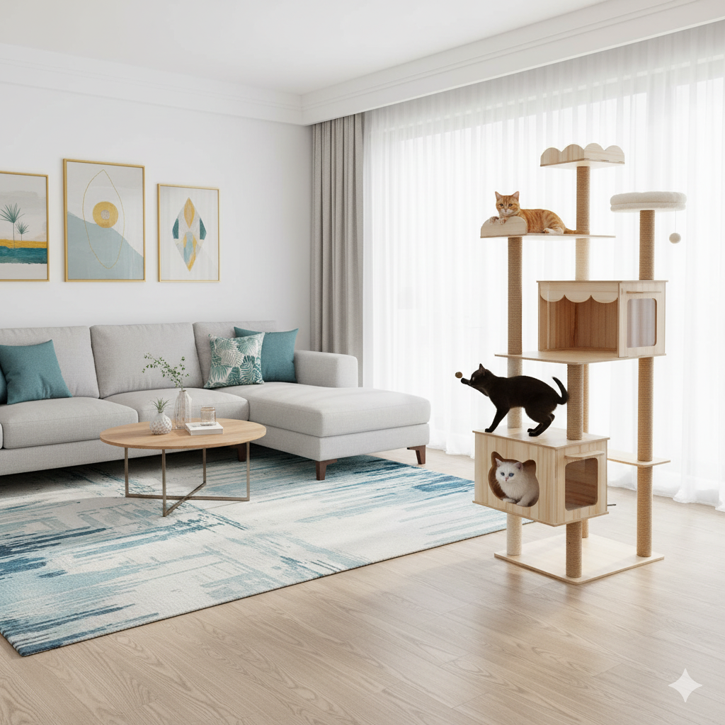 Gimnasio para gatos Harley 3 Gimnasio para gatos Harley