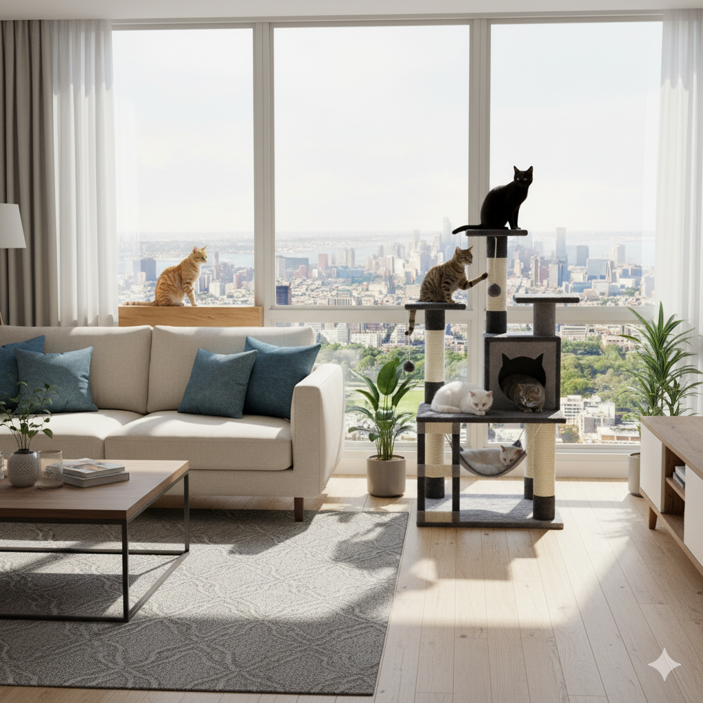 Gimnasio para gatos Haruka 3 Gimnasio para gatos Haruka