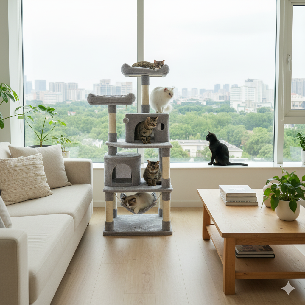 Gimnasio para gatos Hiyori 3 Gimnasio para gatos Hiyori