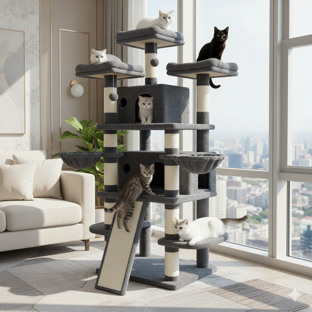 Gimnasio para gatos Inosuke 3 Gimnasio para gatos Inosuke