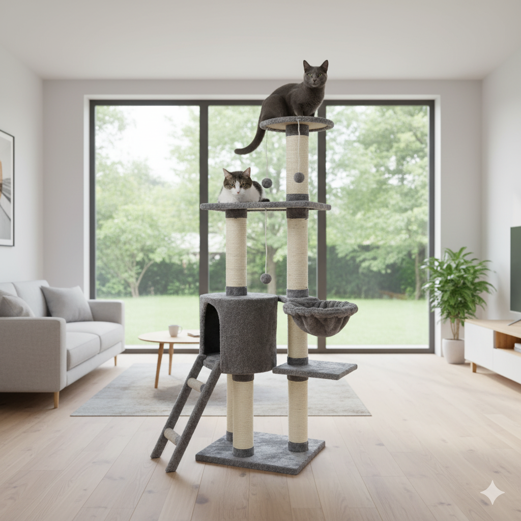 Gimnasio para gatos Kaito 3 Gimnasio para gatos Kaito