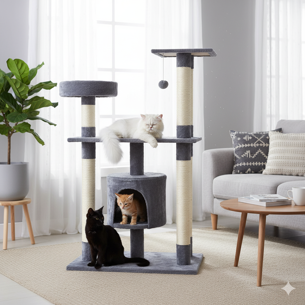 Gimnasio para gatos Orbita Felina 3 Gimnasio para gatos Orbita Felina