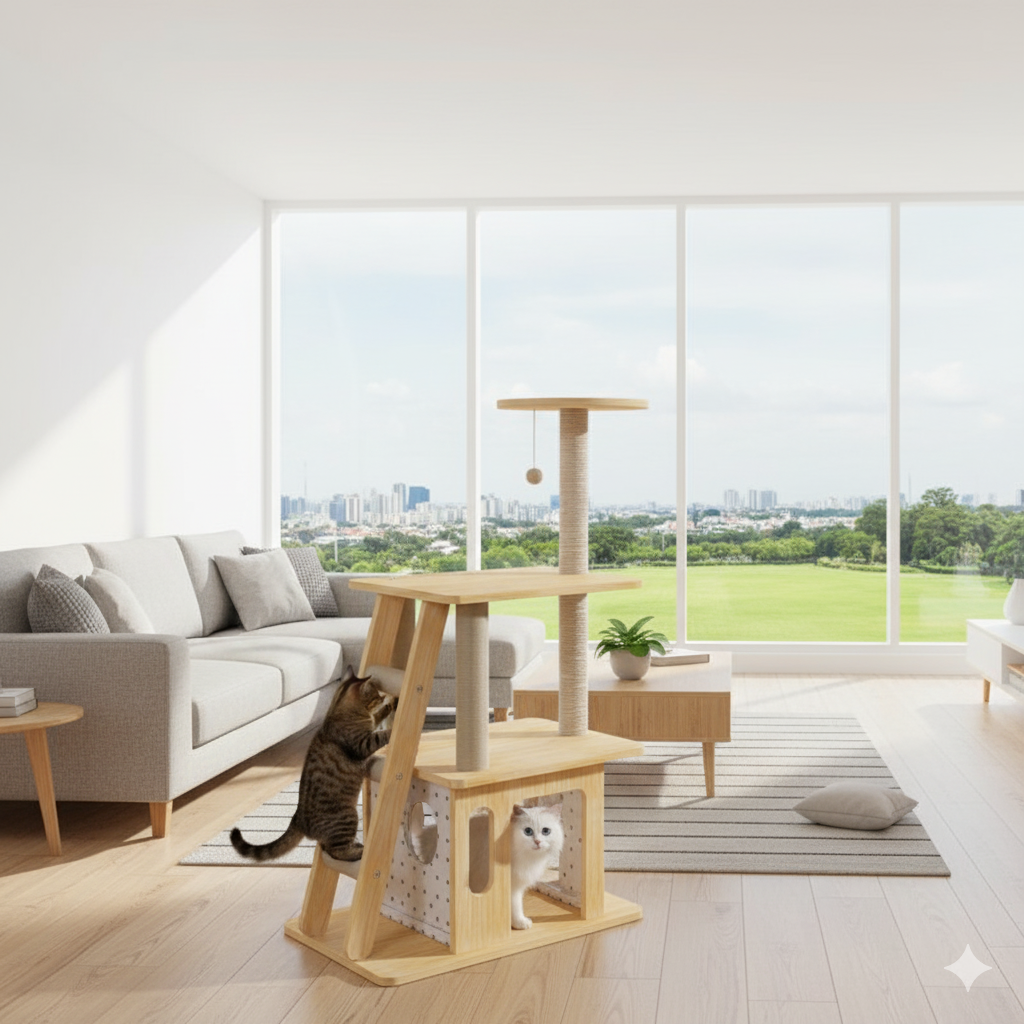 Gimnasio para gatos Pepper 3 Gimnasio para gatos Pepper