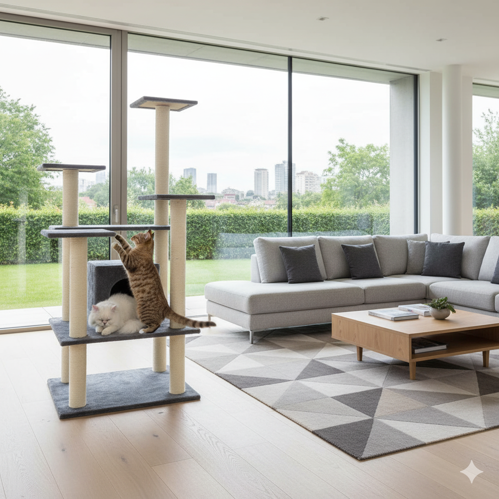 Gimnasio para gatos Plata Cósmica 3 Gimnasio para gatos Plata Cósmica