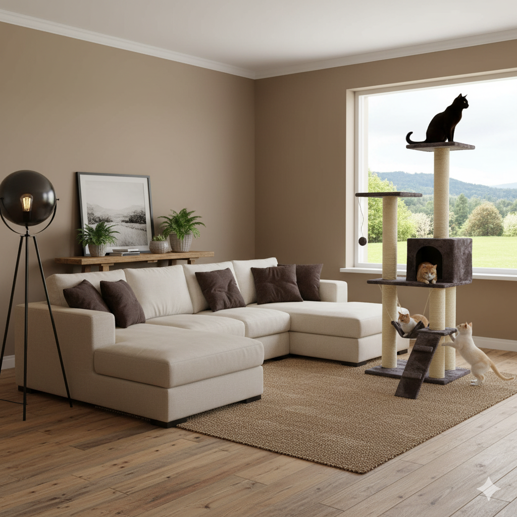 Gimnasio para gatos Rina 3 Gimnasio para gatos Rina