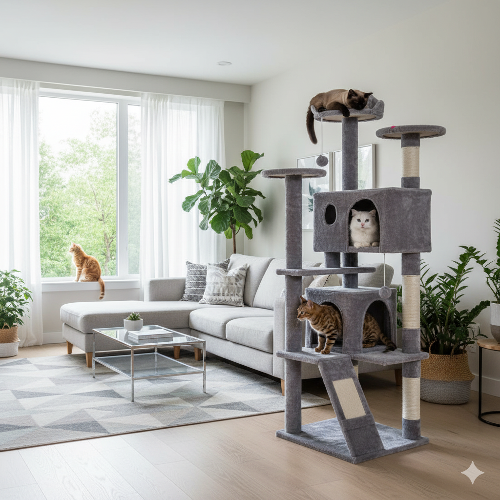 Gimnasio para gatos Tamako 3 Gimnasio para gatos Tamako