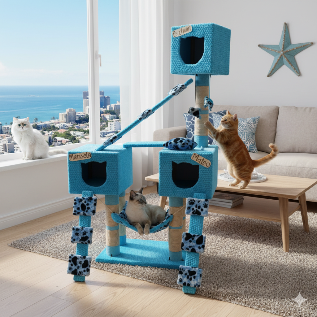 Gimnasio para gatos mariteo 3 Mariteo