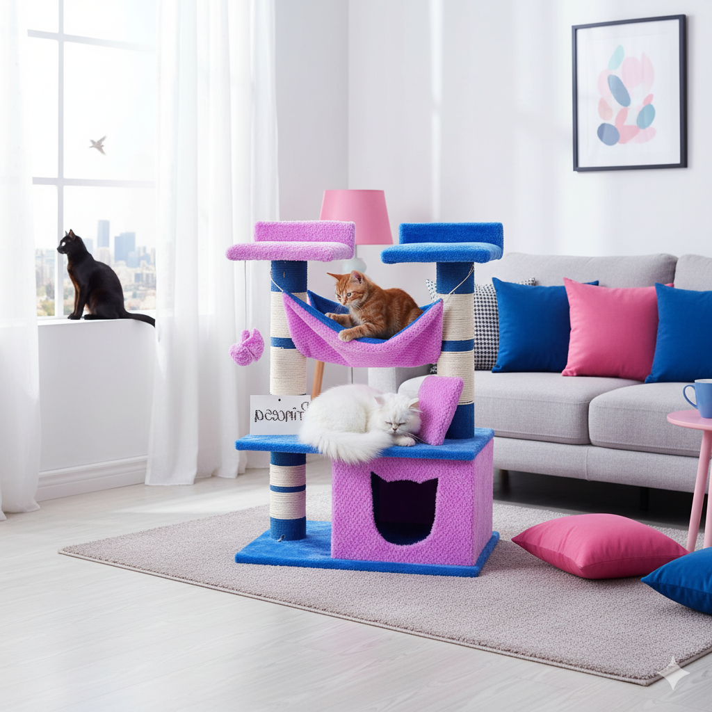 Gimnasio para gatos princesa 3 Princesa