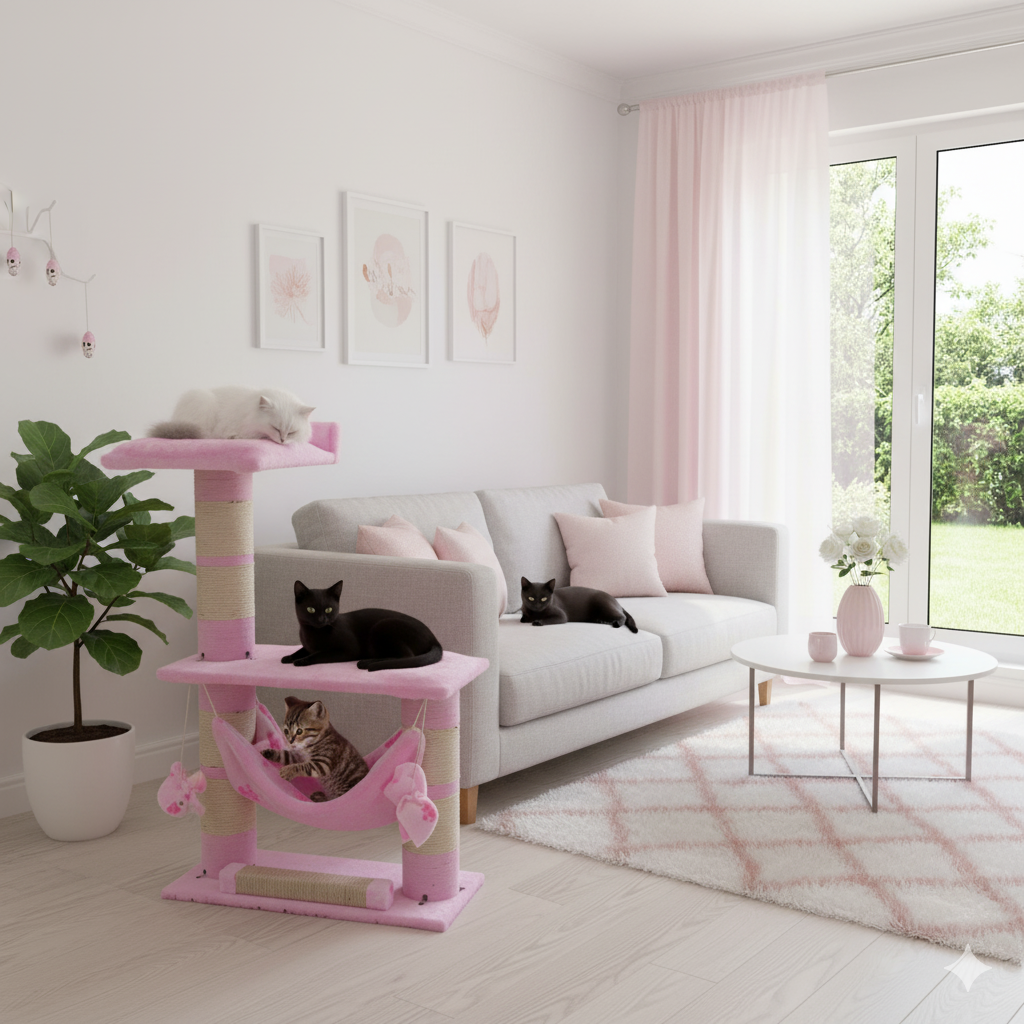 Gimnasio para gatos doncella 3 doncella