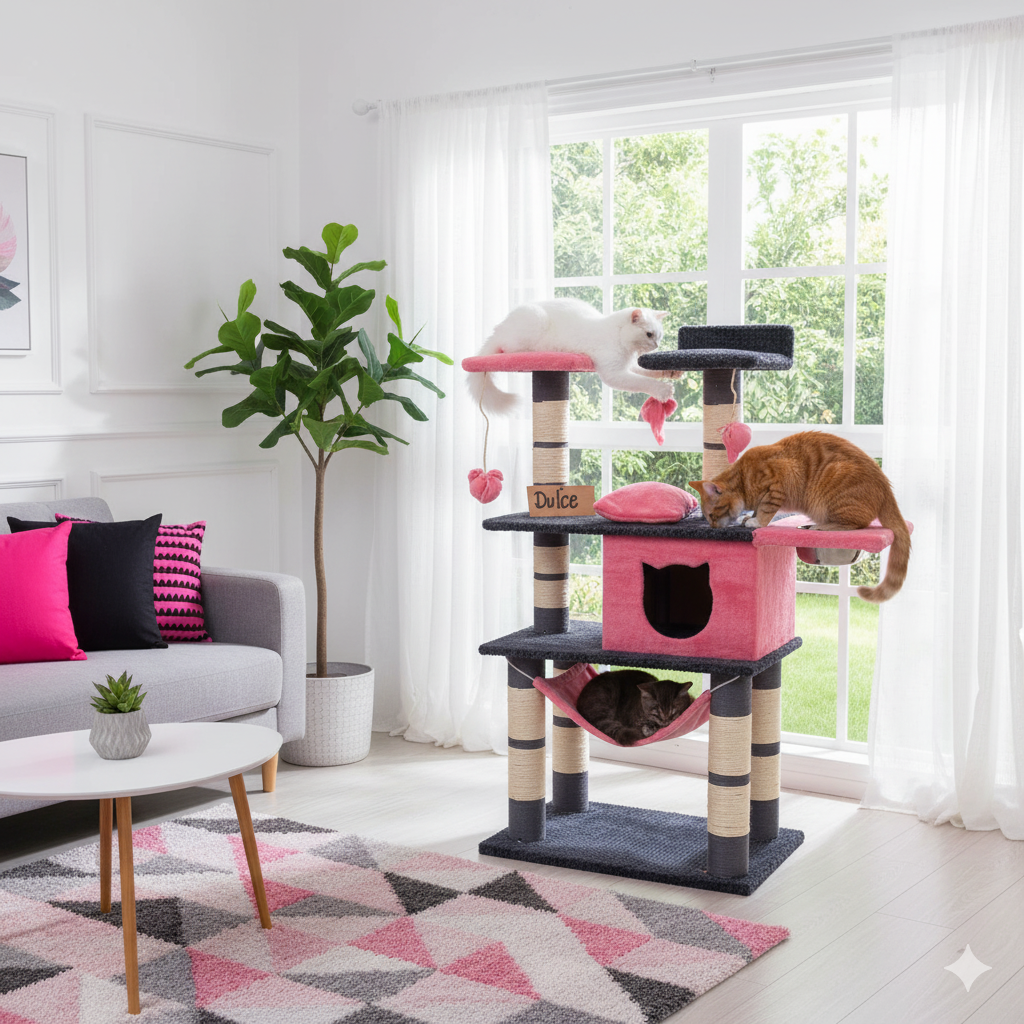 Gimnasio para gatos dulce 3 dulce