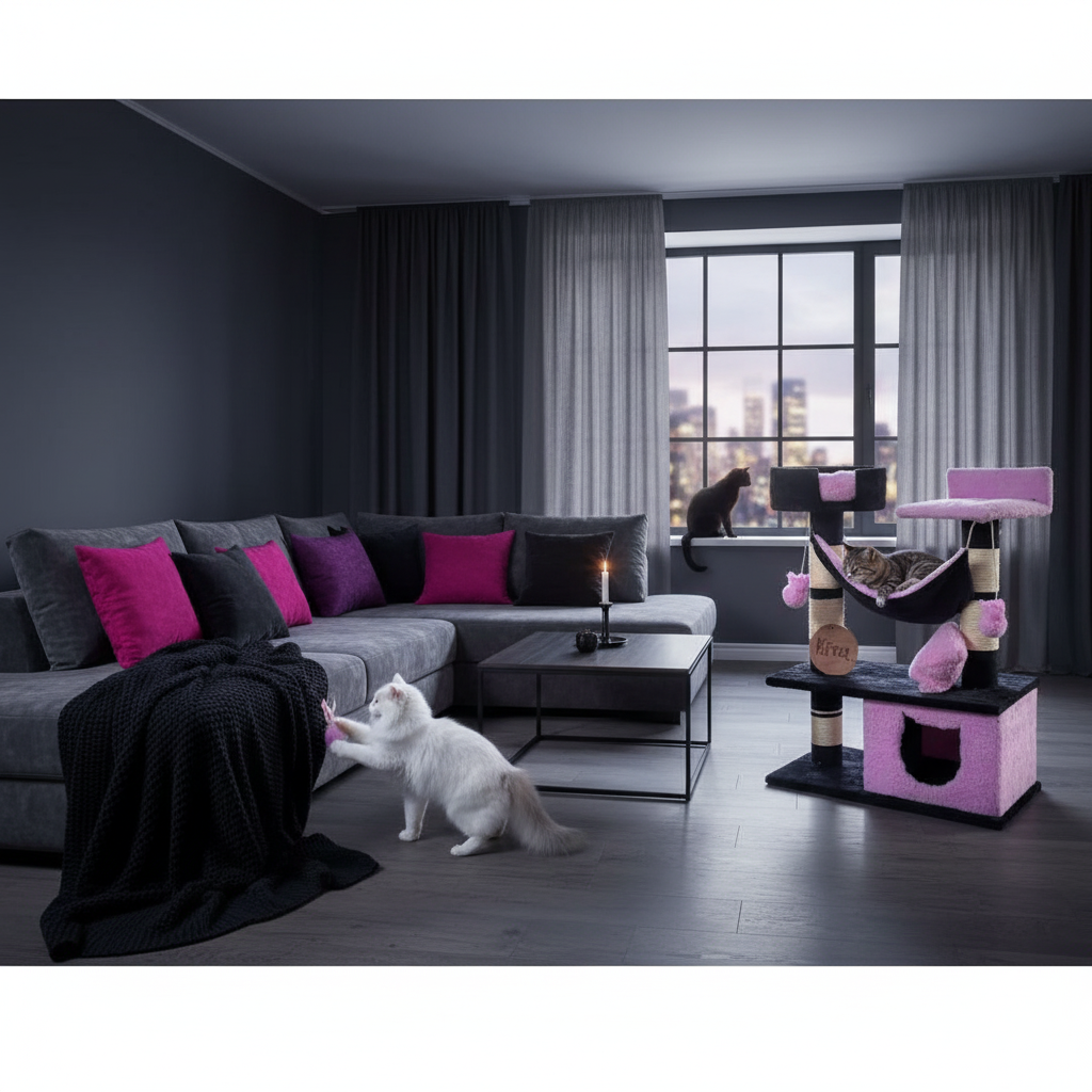 Gimnasio para gatos kira 3 kira