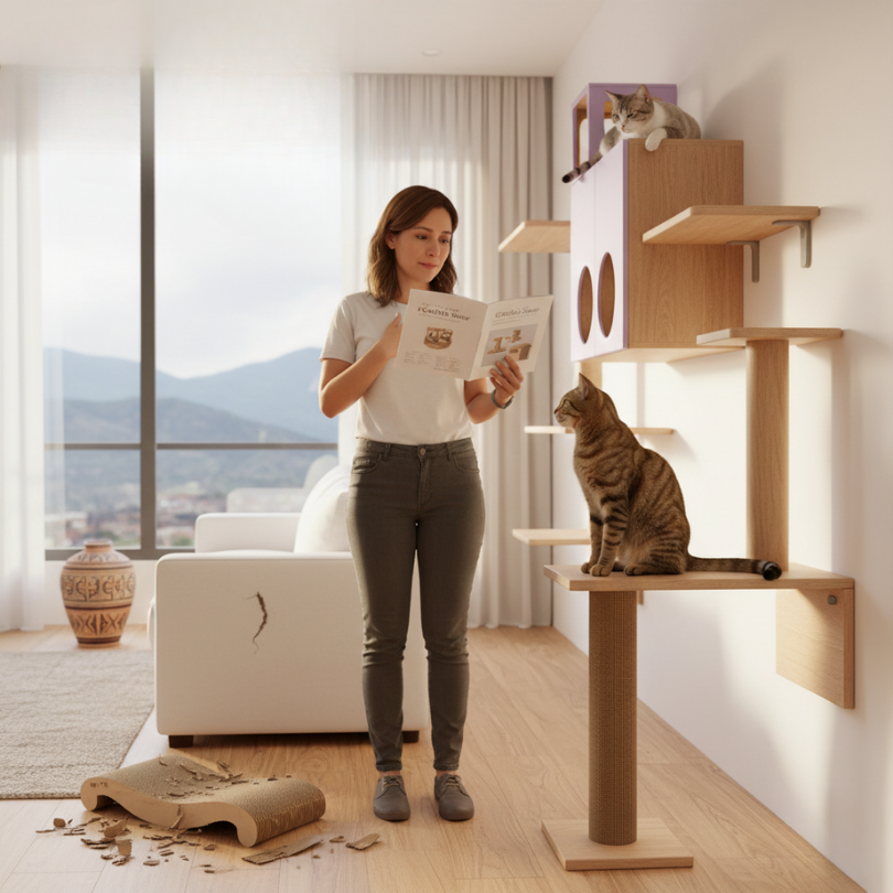 Cómo Proteger tus Muebles Rascadores Estratégicos y Catificación Experta por Michis Shop