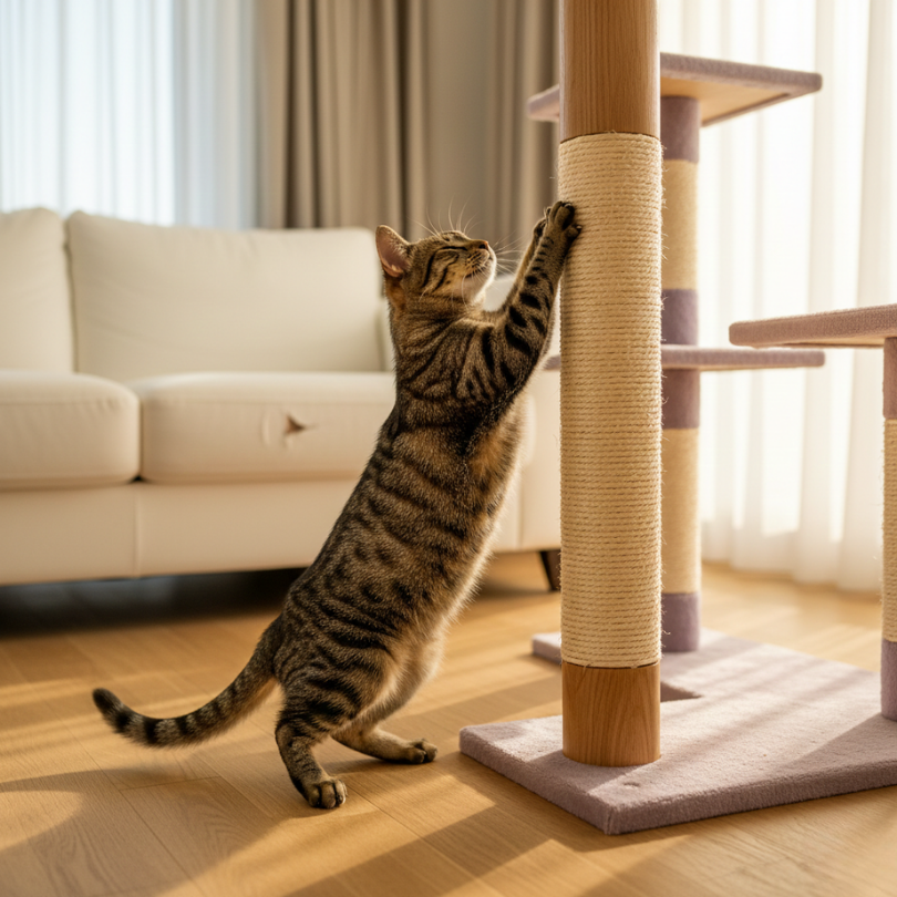 El Arte de Rascar ¿Por Qué los Gatos Necesitan Estirarse al Hacerlo El Arte de Rascar ¿Por Qué los Gatos Necesitan Estirarse al Hacerlo