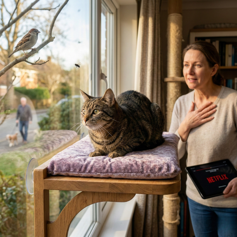 Hamacas para Ventanas: El Cine Gatuno Definitivo en Michis Shop 1 Estimulación Mental y Caza Virtual La Trama Perfecta