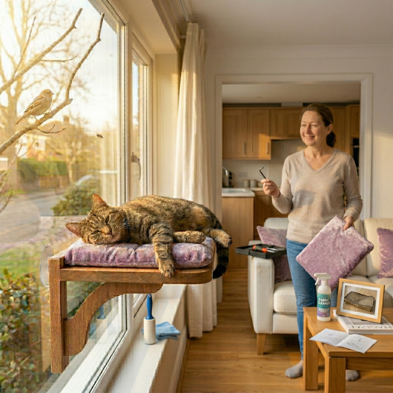 Hamacas para Ventanas: El Cine Gatuno Definitivo en Michis Shop 6 Fácil Instalación y Durabilidad Michis Shop Piensa en Todo