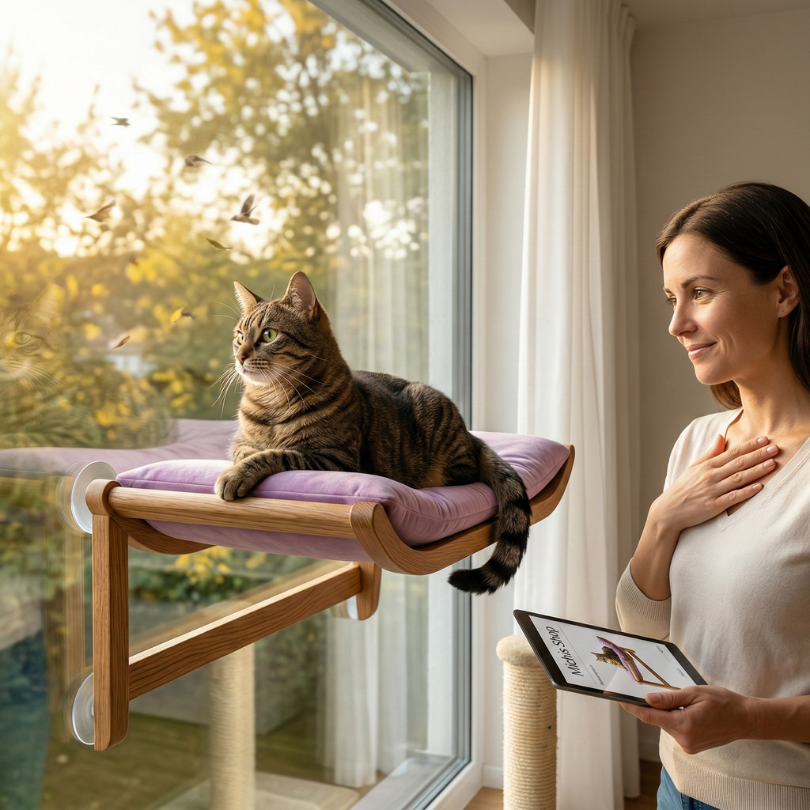 Hamacas para Ventanas Por Qué a Tu Gato Le Encanta el Fascinante ‘Cine Gatuno’ Hamacas para Ventanas Por Qué a Tu Gato Le Encanta el Fascinante 'Cine Gatuno'