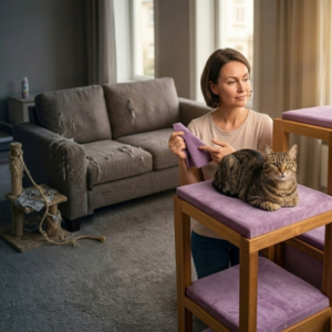 Las Mejores Telas para Gimnasios de Gatos_ Durabilidad, Limpieza y Bienestar Felino