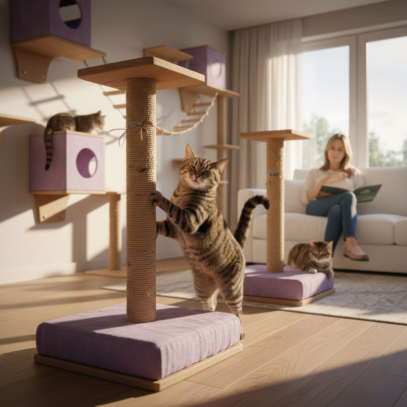 El Arte de Rascar: ¿Por Qué los Gatos Necesitan Estirarse al Hacerlo? | Michis Shop 2 Marcaje, Confianza y Relajación: Una Experiencia Completa para el Felino