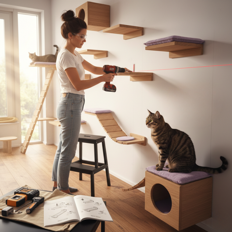 Montaje y Fijación Asegurando la Diversión Vertical