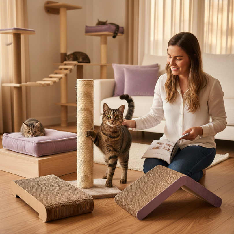 Seleccionando el Rascador Perfecto para un Novato Más Allá de la Estética