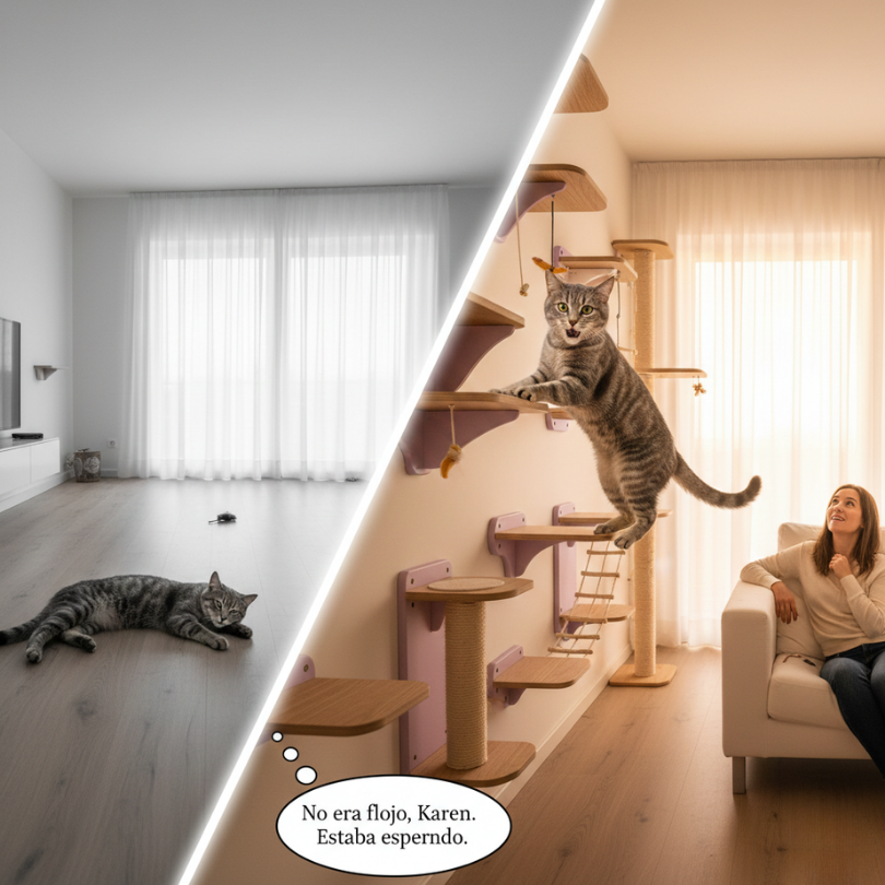 Cómo Incentivar a un Gato Perezoso a Usar Sus Muebles de Pared | Michis Shop 2 ¿Es Pereza o Falta de Oportunidades