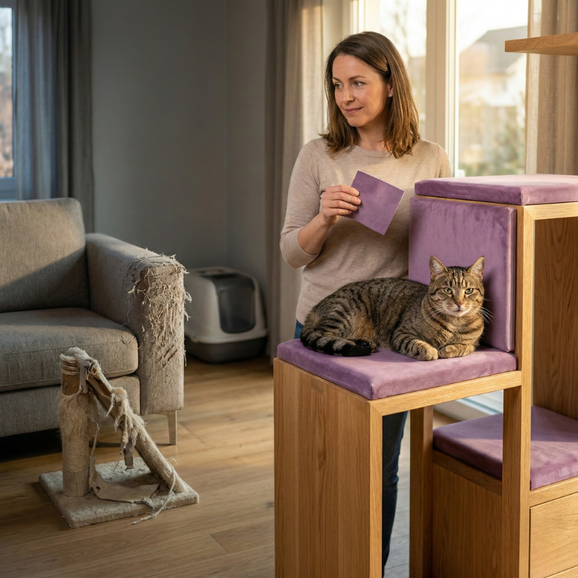 ¿Por Qué la Elección de la Tela es Crucial para la Felicidad de tu Gato y tu Hogar