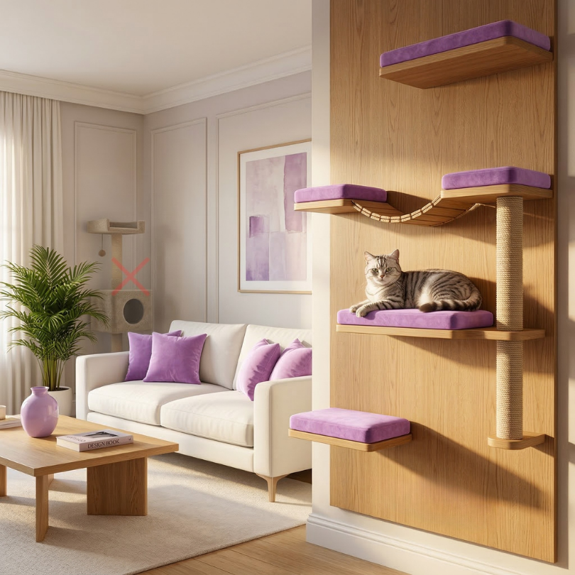 7. Sacrificar la Estetica del Hogar por la Funcionalidad Felina