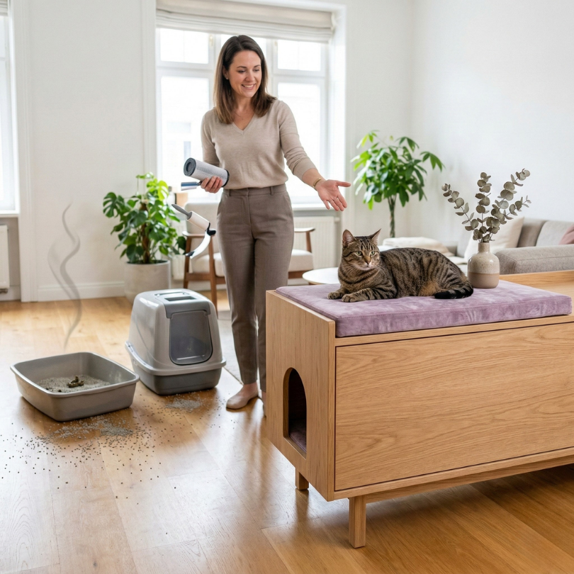 Areneros Cerrados vs. Abiertos_ Pros, Contras y Control de Olor en el Hogar con Michis Shop (2)