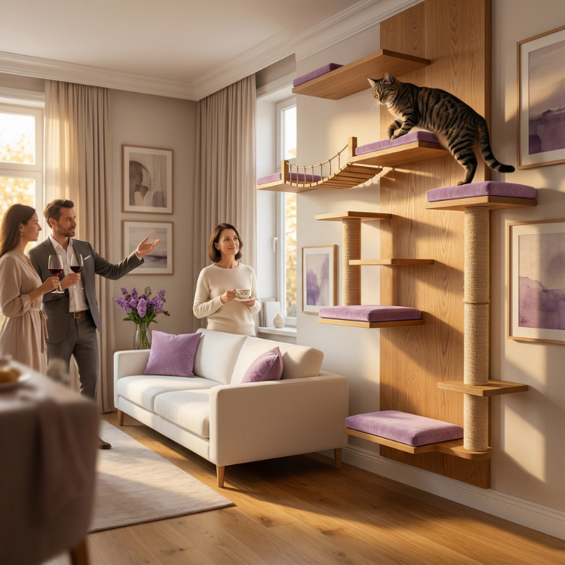 Michis Shop: Por qué preferir madera sobre plástico - Durabilidad, Sostenibilidad y Catificación Superior 3 Calidez y diseno Integrando la Catificacion con tu estilo