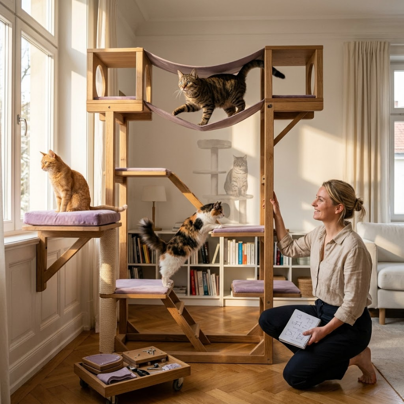 El Secreto de la Rotación: Módulos Michis para Evitar el Aburrimiento Felino y Transformar su Mundo 4 Creatividad en Acción Ideas para Nuevas Configuraciones que Despiertan Curiosidad