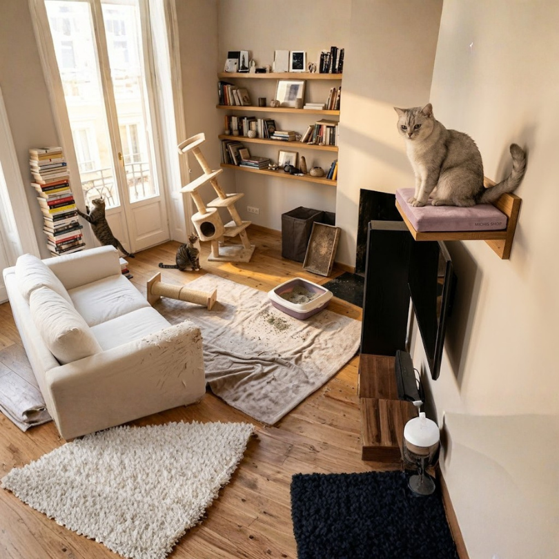 Errores Comunes al Armar un Gimnasio para Gatos en Casa