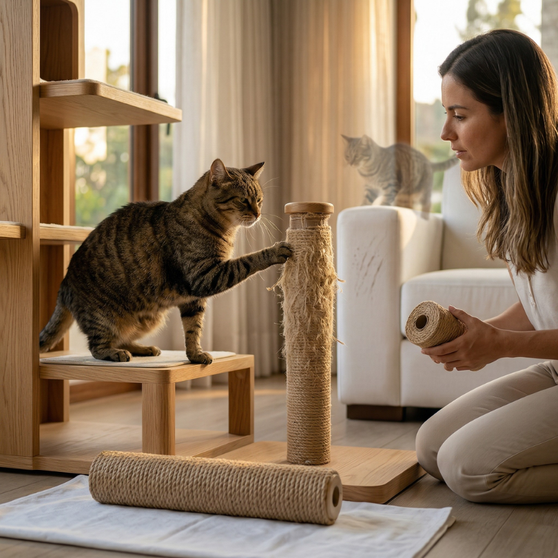 Mantenimiento de Rascadores ¿Cuándo Cambiar el Sisal y por Qué